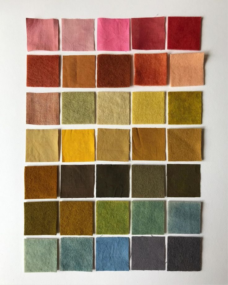 Nuancier teinture végétale